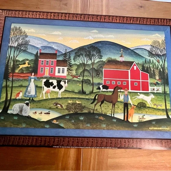 “America the Beautiful” by artist Wendy Wegner aka Wendy Russell 20”x24” - Picture 5 of 6